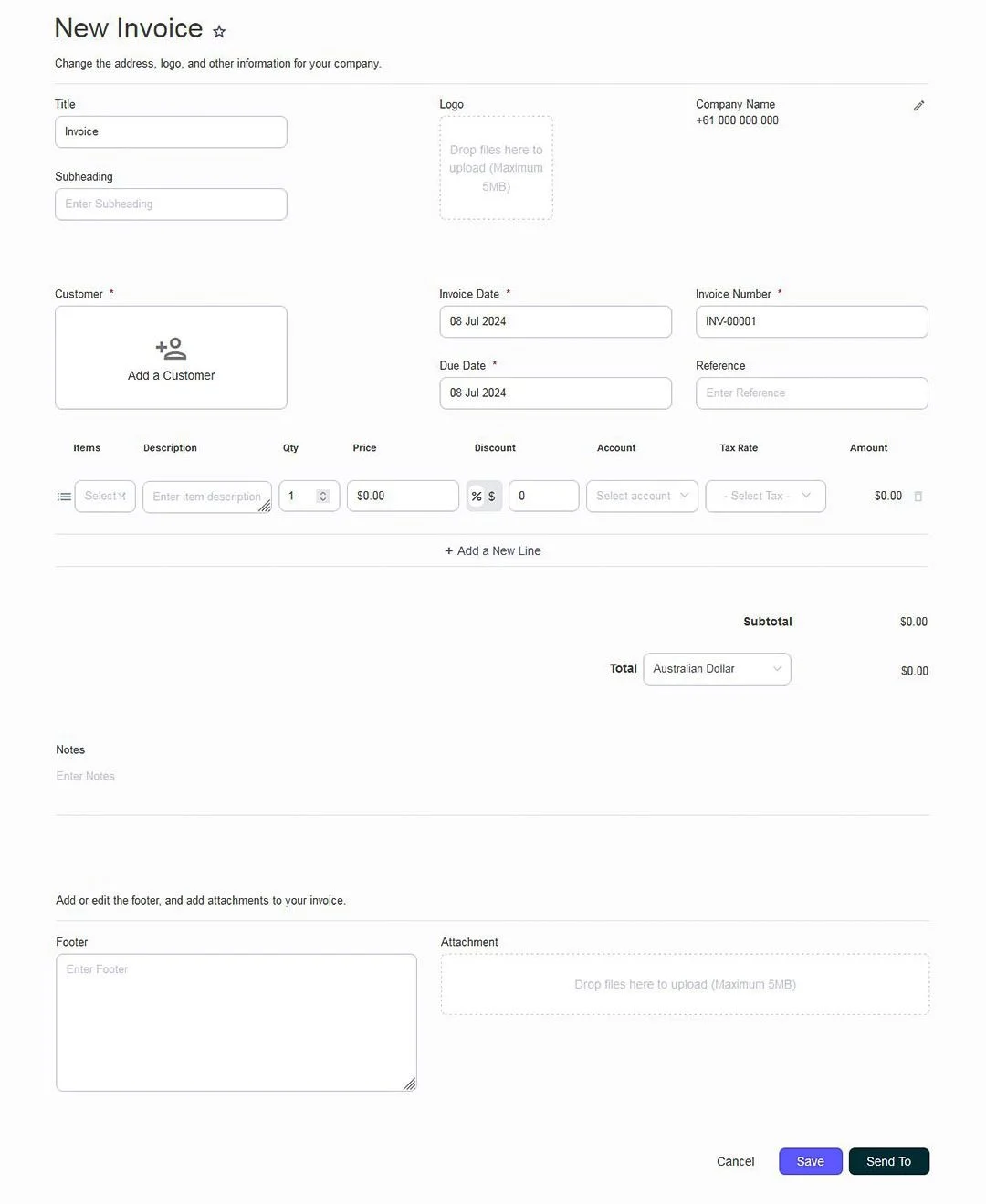 Balnzed signup preview